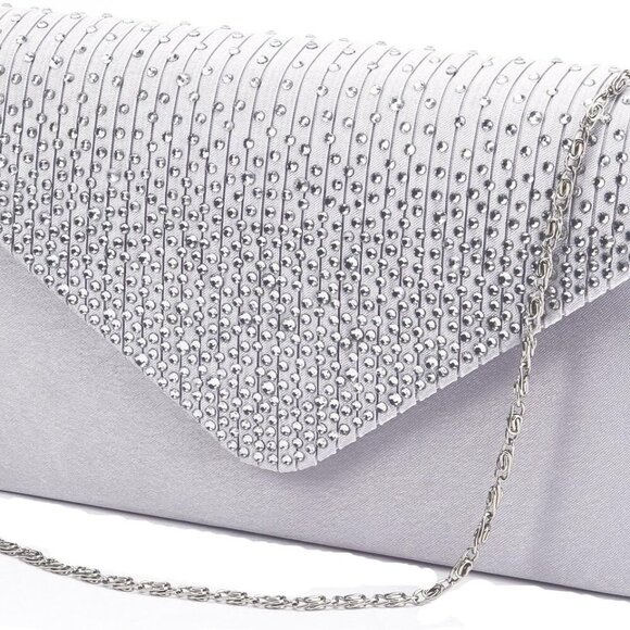 Purses and Handbags Envelope Evening Clutch Crossbody Bags Classic Wedding Party - Picture 1 of 6